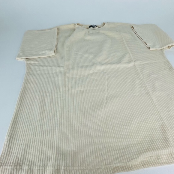 RIBBED TSHIRT AND SHORT SET cream - Picture 4 of 14